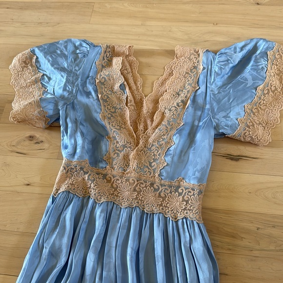 Spell-Women's Ocean Gown Maxi Dress At Free People In Bluebell, Size: XS-New - Picture 3 of 12